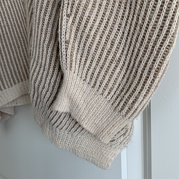 Brown & Cream Striped Sweater - Picture 2 of 5